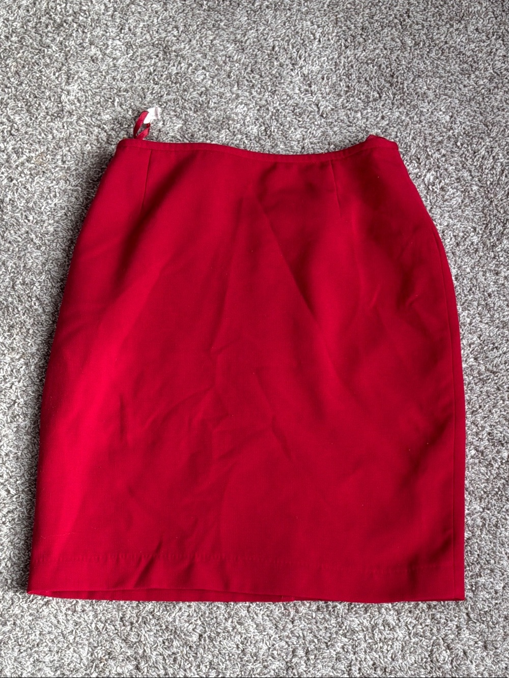 Calvin Klein Crimson Pencil Skirt